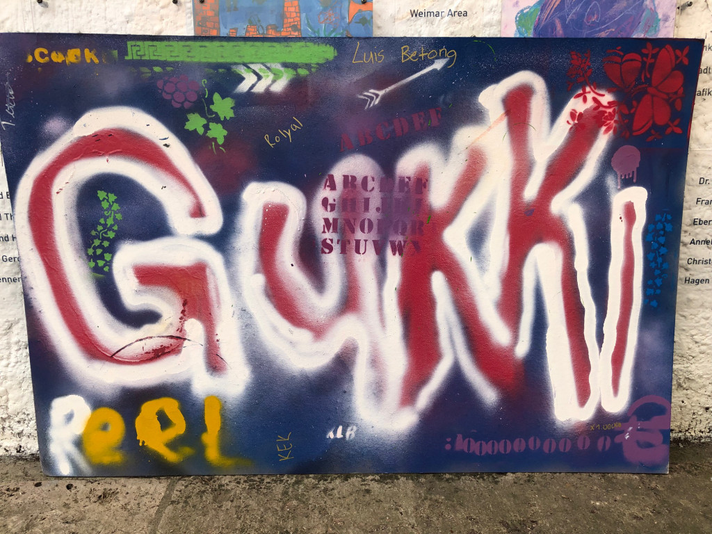 Graffitiworkshop mit Oscar Metzger