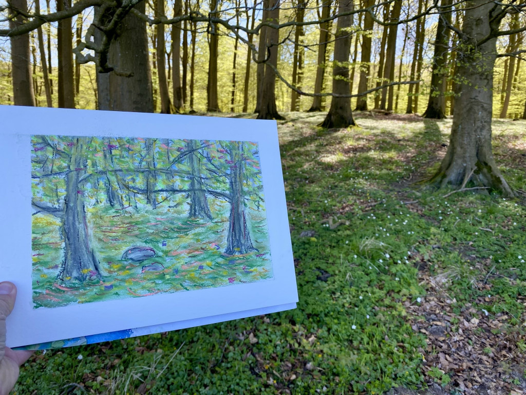 Pastellmalerei auf der Insel Rügen mit Peter Stechert