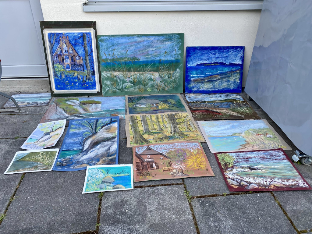 Pastellmalerei auf der Insel Rügen mit Peter Stechert